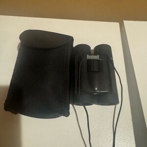 Bushnell Black Binoculars with Case